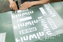 Розовые футболки с надписью «FIN WIN Team»